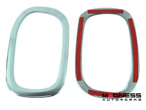 Jeep Renegade Rear Reflector Trim Set - Chrome (2019-2024)